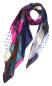 Preview: Scarf 100% Silk Paj Festive Colorful Blue Green Pink Lila Yellow